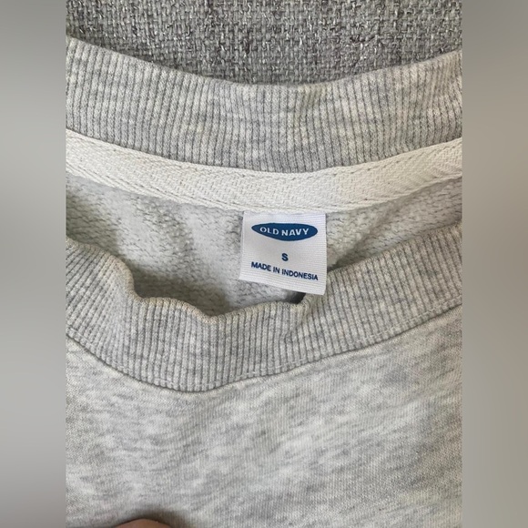 Old Navy SoComfy Relaxed Tunic Sweatshirt Size Small Heather Grey - Picture 5 of 7